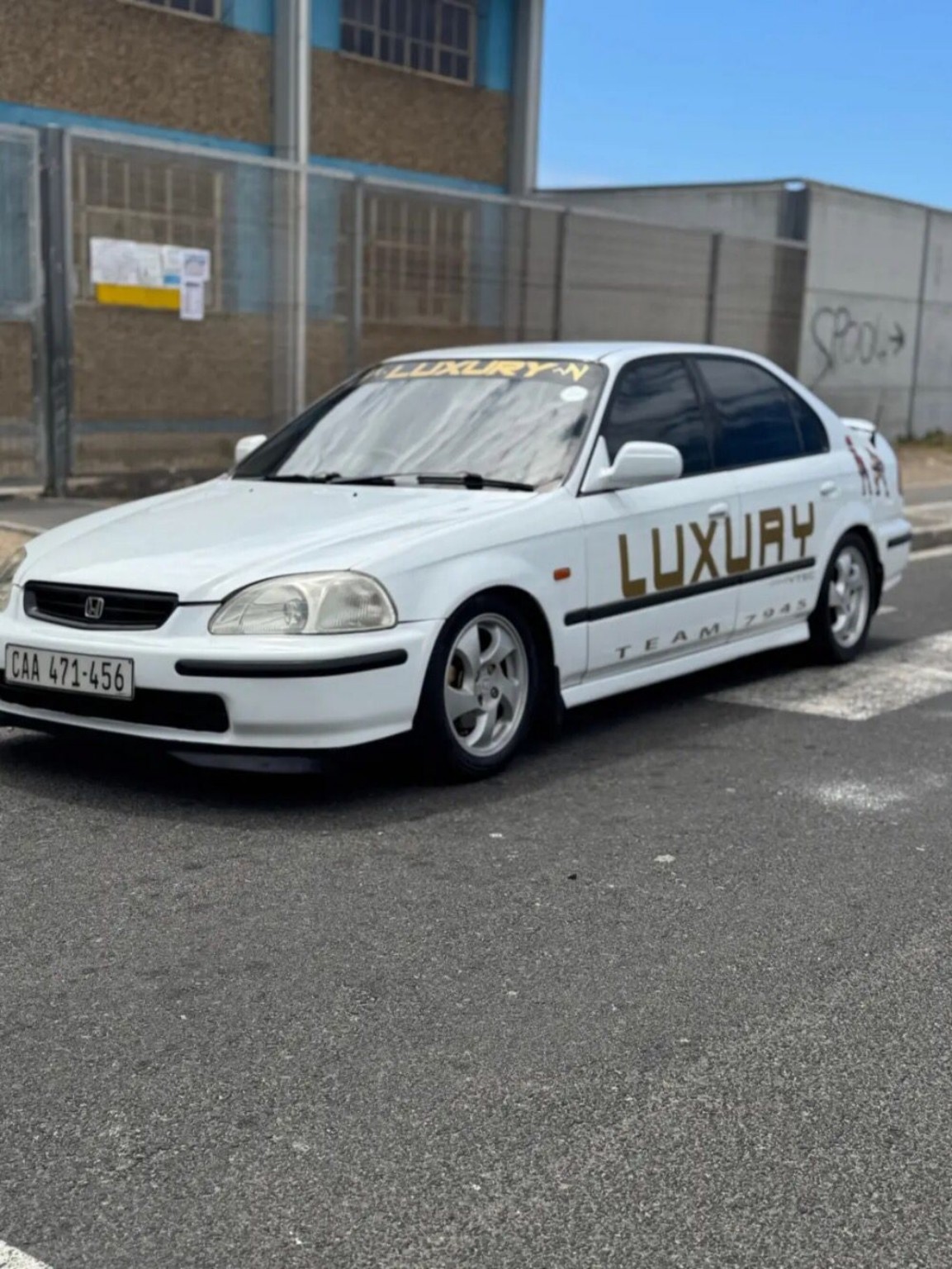 White Honda