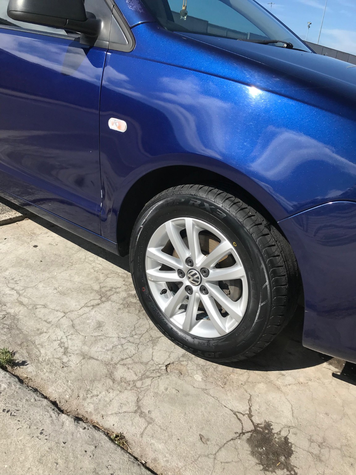 Blue Volkswagen